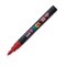 Uni Posca Paint Marker - Dark Red, Fine, Bullet Tip, 0.9mm-1.3mm